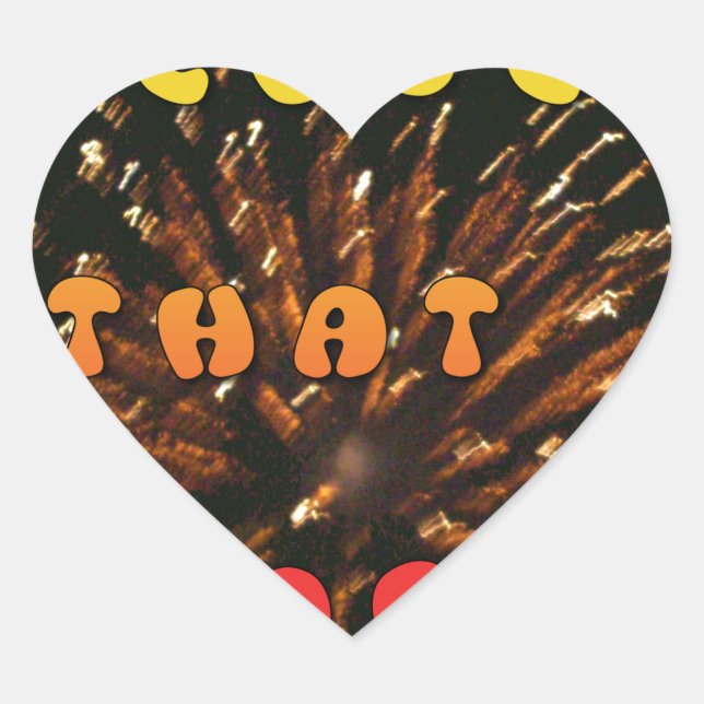 Adesivo Coração Amor Que Gira Abstrato (Frente)