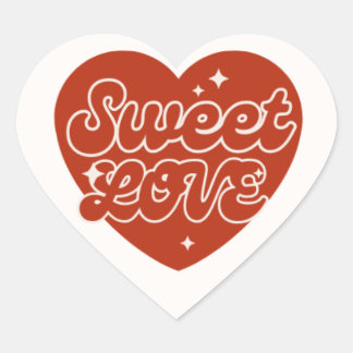 Adesivo Coração "Amor Sensível - Elegante