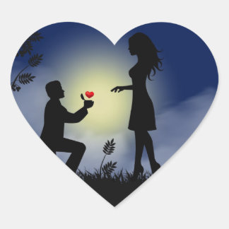 Adesivo Coração Amor verdadeiro