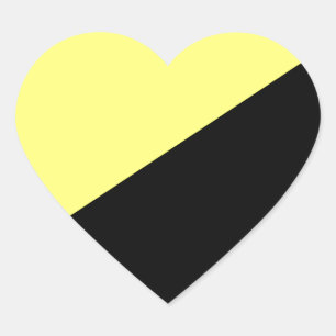 Adesivo Coração Ancap Anarchocapitalist Flag