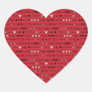 Adesivo Coração Aniversário do Dia dos Namorados Coração Corações 