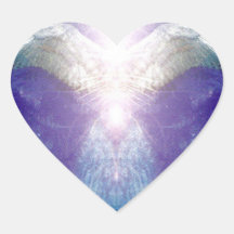 Anjo violeta de prata