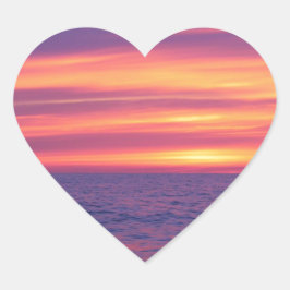 Adesivo Coração Antes do nascer do sol