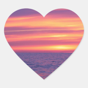 Adesivo Coração Antes do nascer do sol