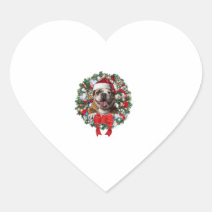 Adesivo Coração Antigo Inglês Bulldog Decoração Da Rua Xm