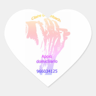 Adesivo Coração Apoio Pflege