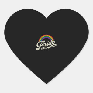 Adesivo Coração Arco-Íris, Orgulho, Tanque LGBT Superior