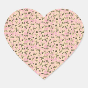 Adesivo Coração Arcos flutuantes embelezados