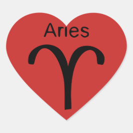 Adesivo Coração Aries