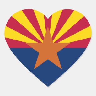 Adesivo Coração Arizona Sinalizador Coração