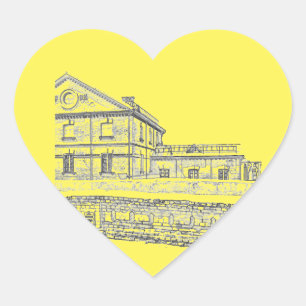 Adesivo Coração Arquitetura Orsha da Bielorrússia