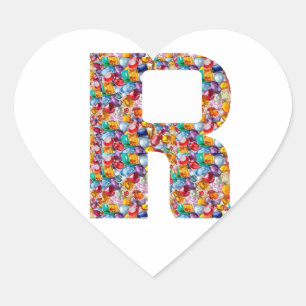 Adesivo Coração Arte Jewelled RRR para o ALFA R: Grandes presentes