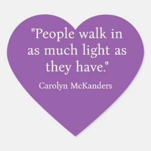 Adesivo Coração As pessoas andam com o autocolante