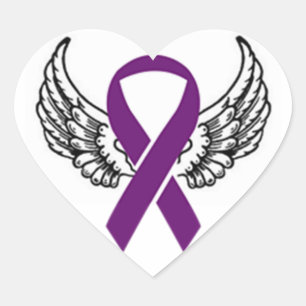 Adesivo Coração Asas de Chiari