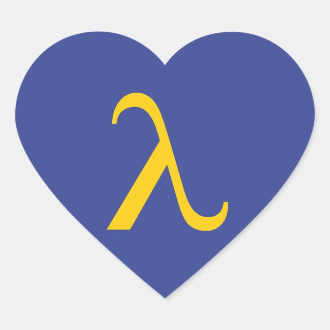 Adesivo Coração Ativismo LGBT (Frente)