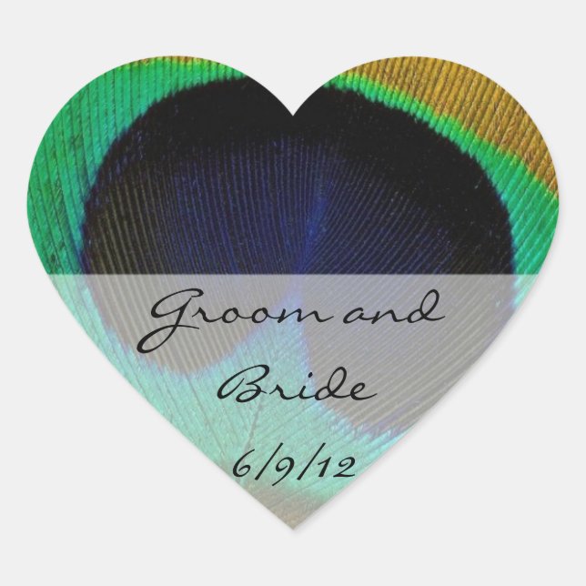 Adesivo Coração autocolante (Frente)