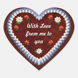 Adesivo Coração Autocolante personalizável do Oktoberfest