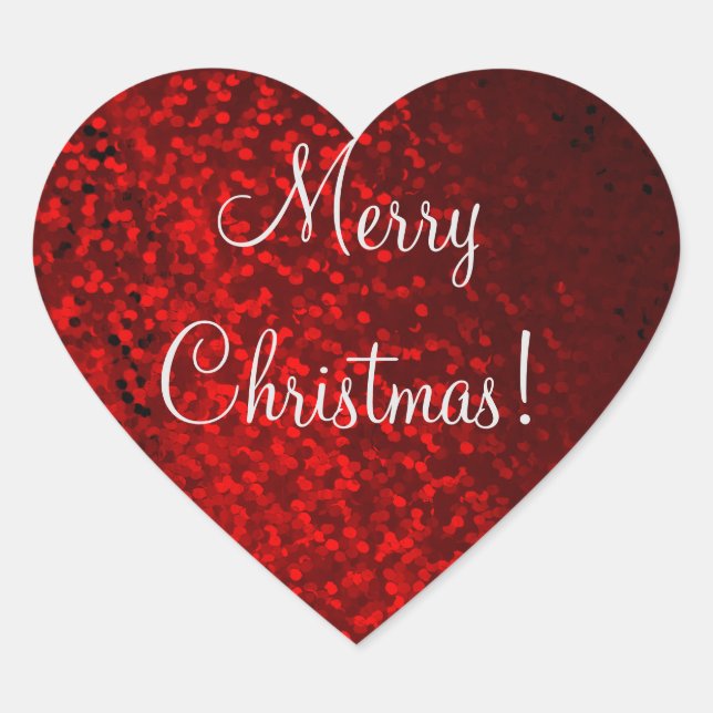 Adesivo Coração autocolante vermelho (Frente)