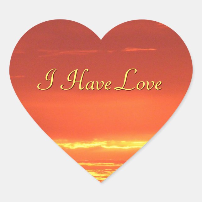 Adesivo Coração Autocolantes (Frente)