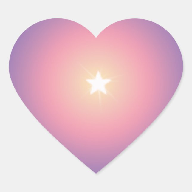 Adesivo Coração Autocolantes brancos (Frente)