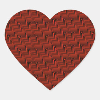 Adesivo Coração Autocolantes Crimson