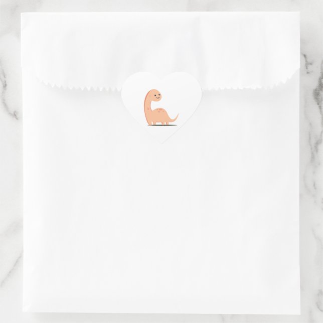 Adesivo Coração Baby Dino (Bolsa)