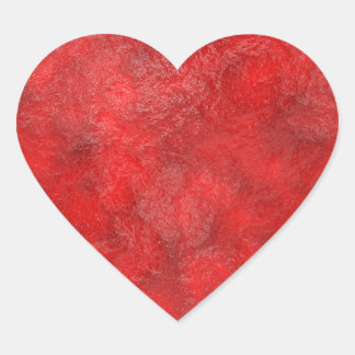 Adesivo Coração Bagaço de morango vermelho frutado