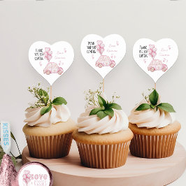 Adesivo Coração Balões cor-de-rosa e Festa de aniversário namorado