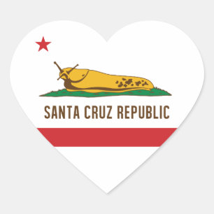 Adesivo Coração Bandeira de papais noeis Cruz República da Banana