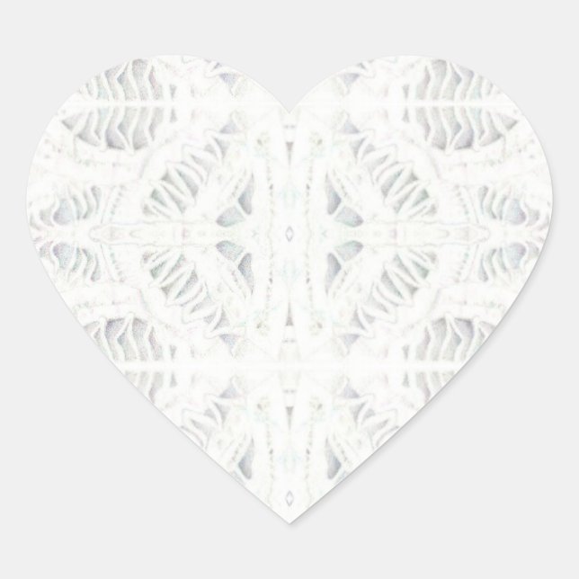 Adesivo Coração BATTENBURG LACE Heart Stickers (Frente)