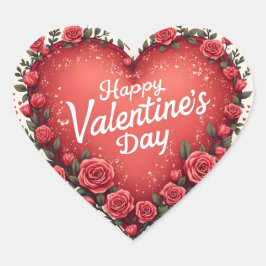 Adesivo Coração Beautiful Luxury Floral Love Trendy Collection