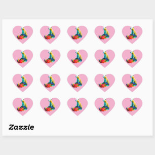 Adesivo Coração Bebê-Cubo e Madame-Sticker