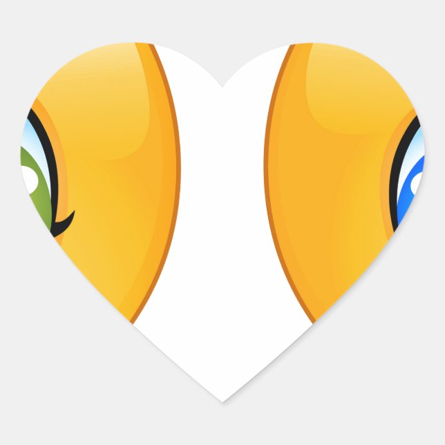 Adesivo Coração bebê emojis (Frente)