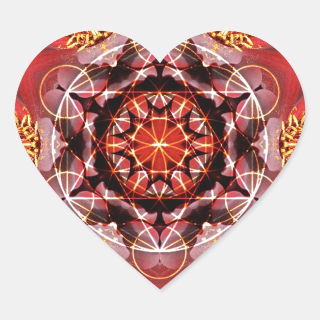 Adesivo Coração Bee Green (Frente)