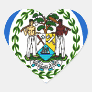 Adesivo Coração Belize