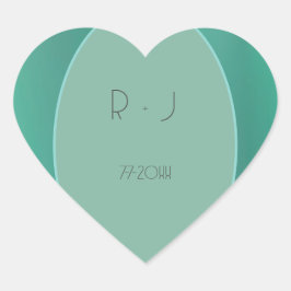 Adesivo Coração Belo Sticker do Coração