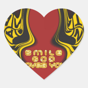 Adesivo Coração Bênção de Acima: Saudação Espiritual do Amor de De