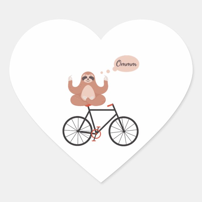 Adesivo Coração Bicicleta MTB Sloth Idea (Frente)