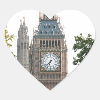 Adesivo Coração Big Ben London Inglaterra