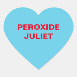 Adesivo Coração Blue Candy Heart