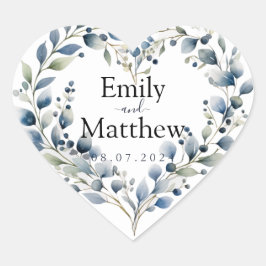 Adesivo Coração Boho Bliss Wedding