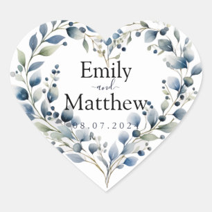 Adesivo Coração Boho Bliss Wedding