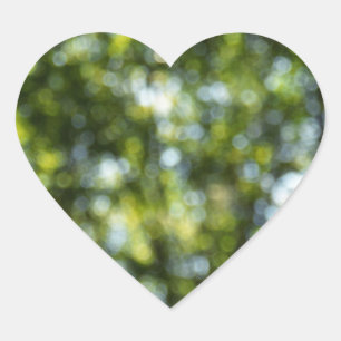 Adesivo Coração Bokeh em Primavera