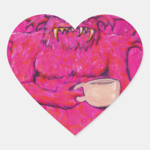 Adesivo Coração Bom dia!