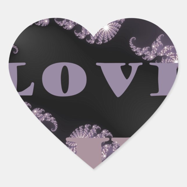 Adesivo Coração Bom Dia Eu Te Amo. (Frente)