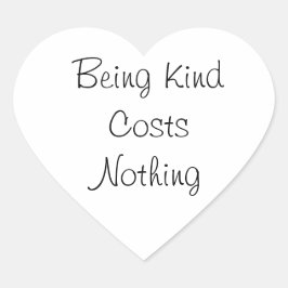 Adesivo Coração Bondade