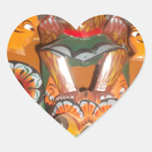 Adesivo Coração Bonito Retro Halloween Bash Hakuna Matata Party Gi