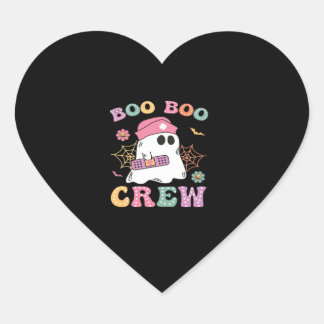 Adesivo Coração Boo Boo Crew Ghost Enfermeira Clássica