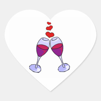 Adesivo Coração Brinde de Amor