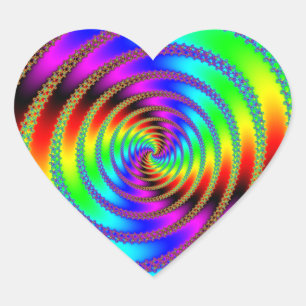 Adesivo Coração Buraco de Worm